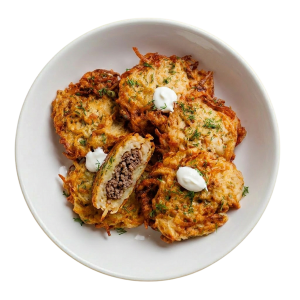 Зразы картофельные с мясом