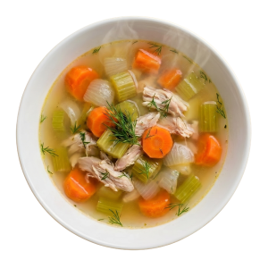 Куриный бульон с овощами